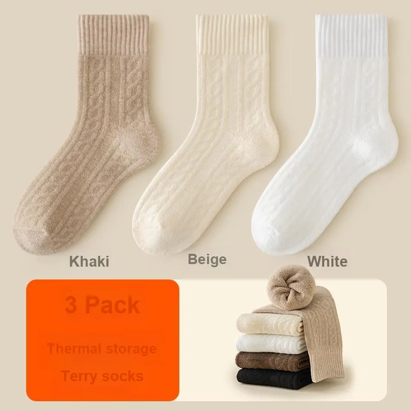 H YXIANG Mid Calf Socks Women's Combo Set-5
