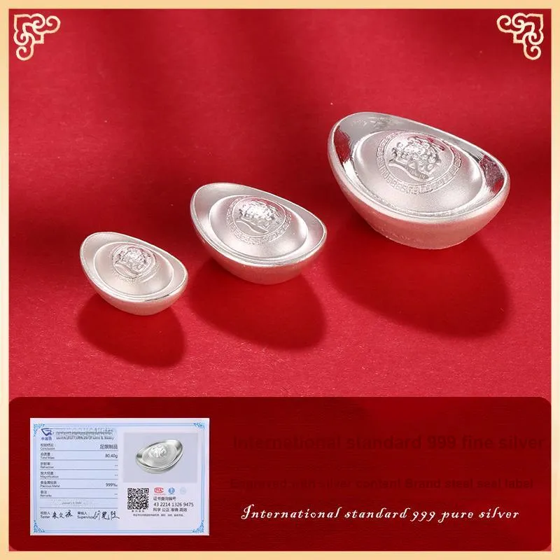 LAOYINJIANG S999 Fine Silver Ornaments Unisex-8