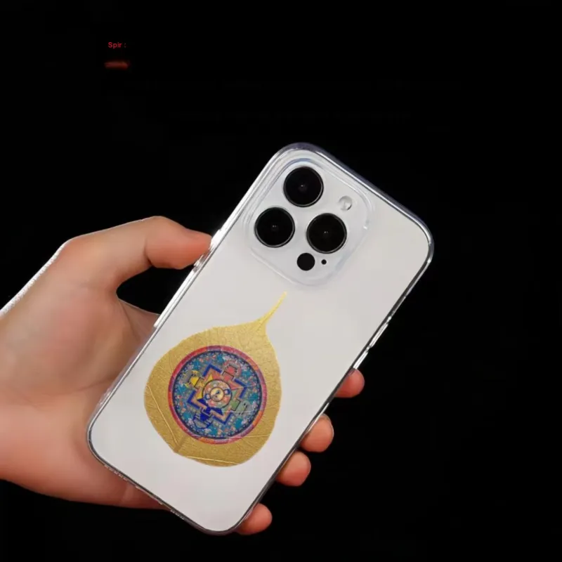 Jade Linmen Bodhi Root Cell Phone Sticker Unisex-2