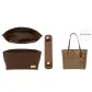 City33 Brown Shoulder Strap Pad 20.5cm+Brown Liner