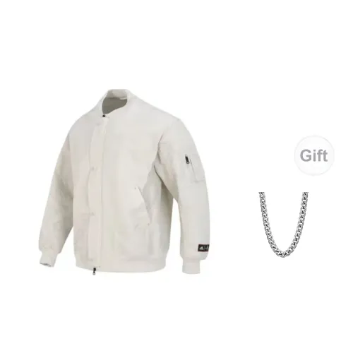 Adidas Jackets Women's White+Free Necklaces