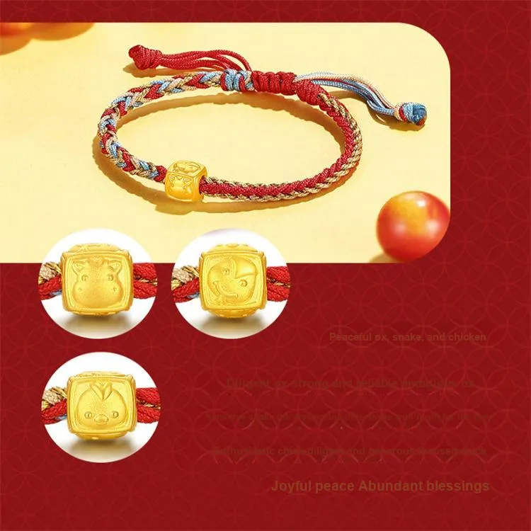 CHJ JEWELLERY Gold Bracelet Unisex-1