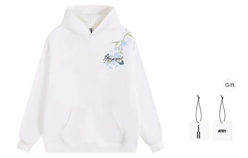 Atry Flower Body LOGO Series Sweatshirt Unisex-3