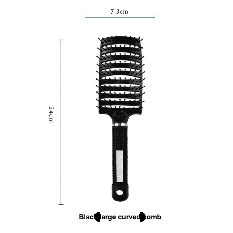 Sweet Pillow House Rib Comb For Women's Root Volume And Texture Large Curved Comb Straightening Prosperity-1