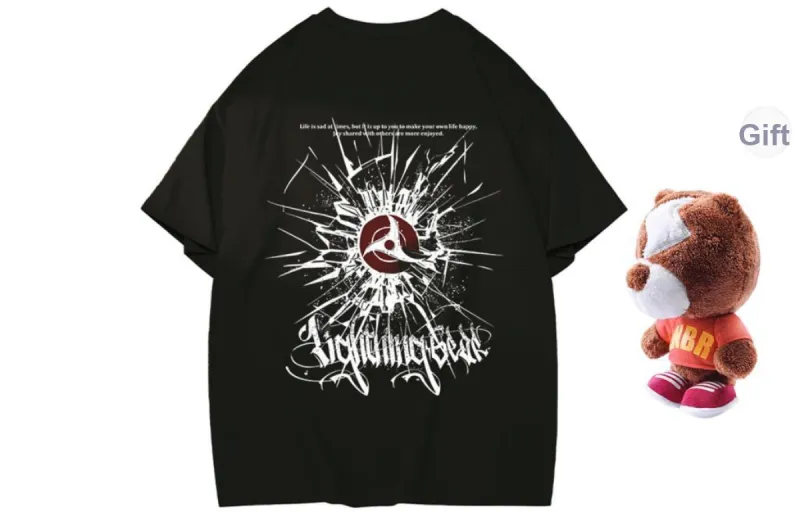 LIGHTNING BEAR T Shirts Unisex-0