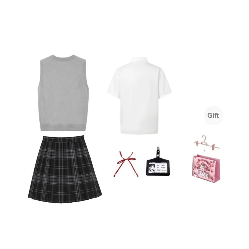 FLIM Uniform Women's Gray+White+Black-1