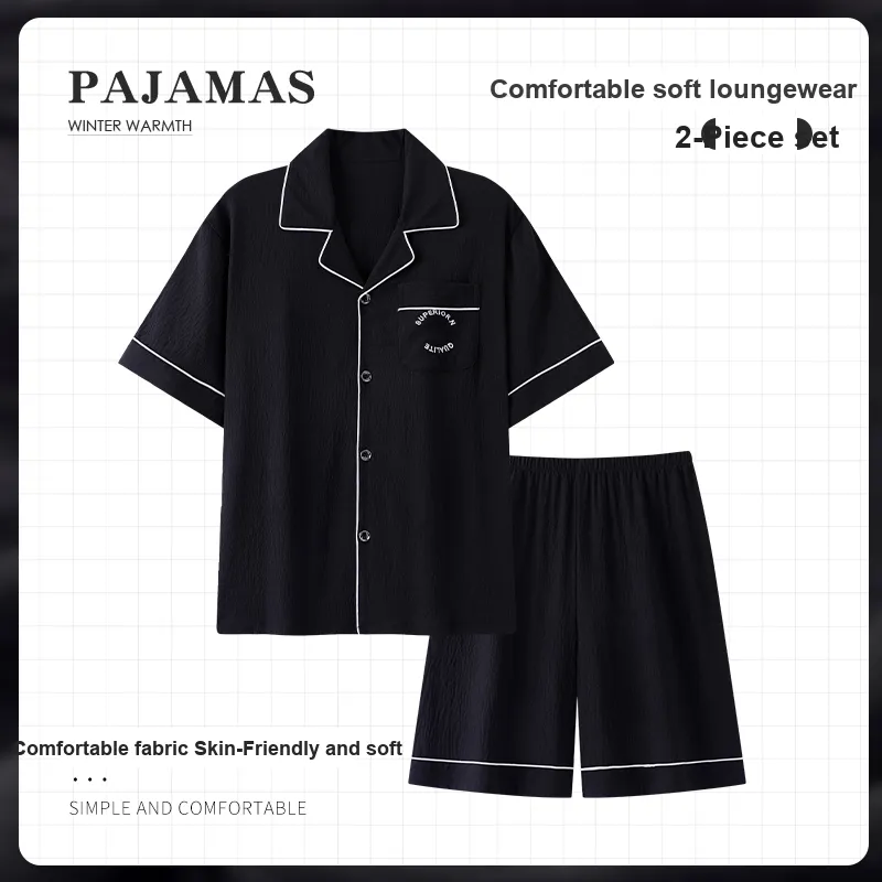Top Melon Men Pajama Sets-1