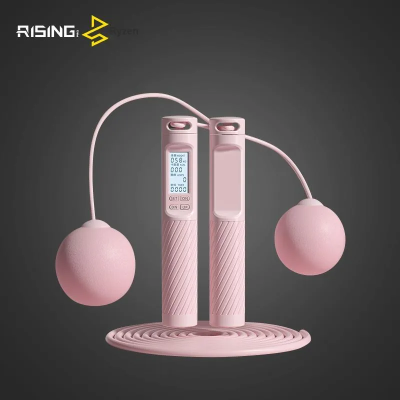 Ruisi Fitness Training Smart Counting Jump Ropes Adults PVC+Steel Wire Rope PVE+Silicone Controller 2800mm-5