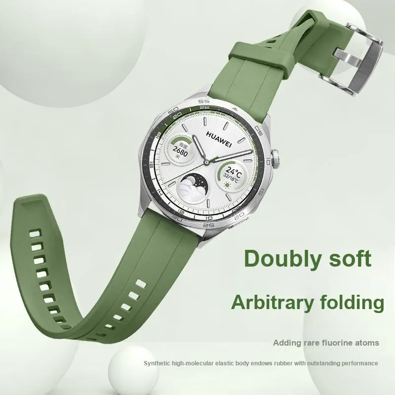 IStrap Huawei Compatibility Watch Band 22mm Fluoroelastomer Material-5