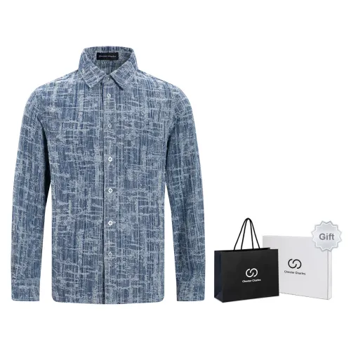 Chester Charles Shirts Unisex Blue