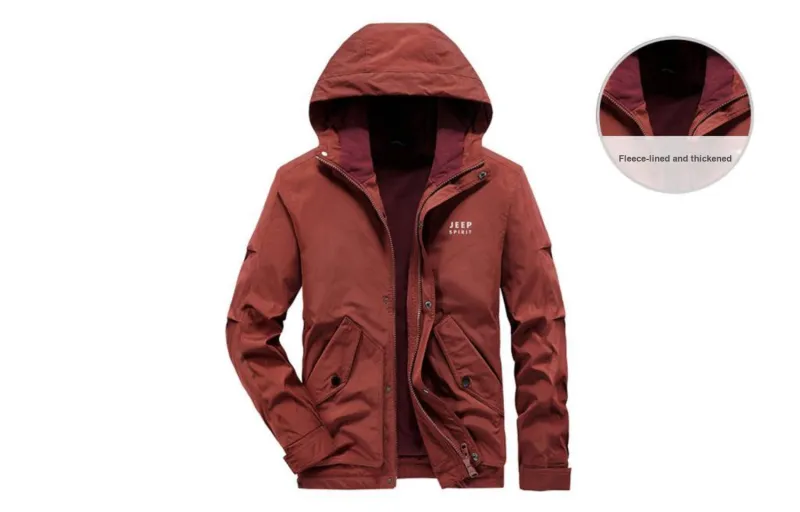 JEEP SPIRIT Waterproof Windbreaker Jacket Men's-6