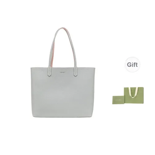 VANESSA HOGAN Cow Leather Tote Bag Shopping Bag Shoulder Bag Handbag Moschino Size Women's Gray