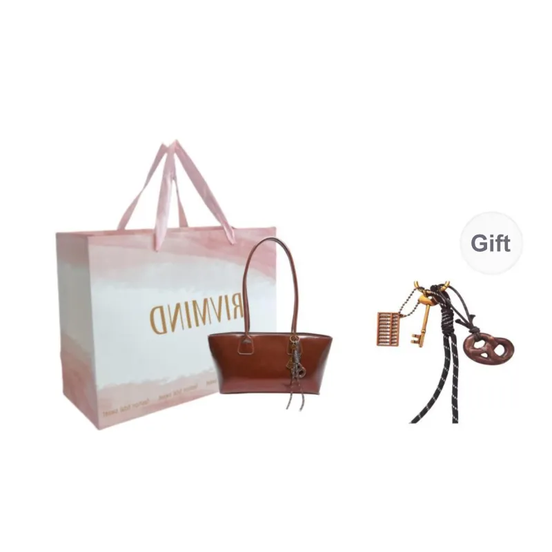 TOUTSEUL YOLO PU Shoulder Bag Women's Ancora Red/Black/Coffee/Brown/Ecru-19
