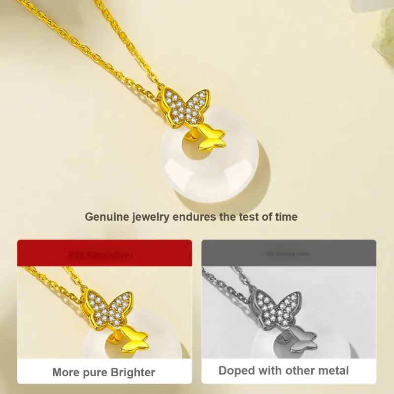 Otoshi Chalcedony Necklaces Women's-5