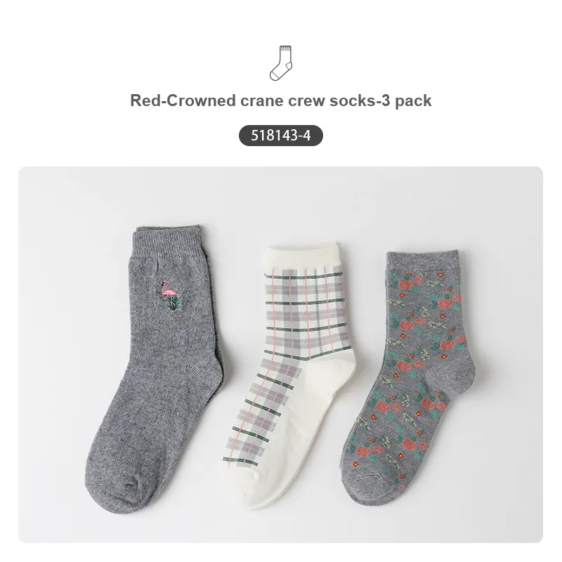 Caramella Mid Calf Socks Women's 3 Pack-1