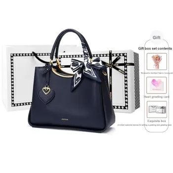JUST STAR Artificial Leather Shoulder Bag, Crossbody Bag, Handbag Medium Size Women's Blue/Red/White