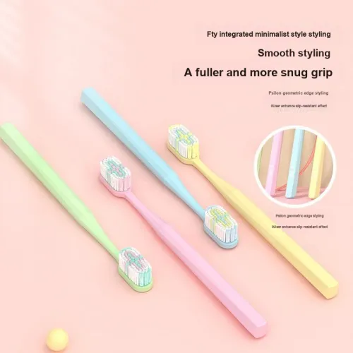 MIKEMEIZHUANG 100-Hole Ultra-Soft And Clean Teeth Gum Protection Toothbrushes