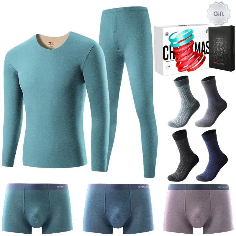 SEPTWOLVES Thermal Set Men's 8 piece Gift Box-10
