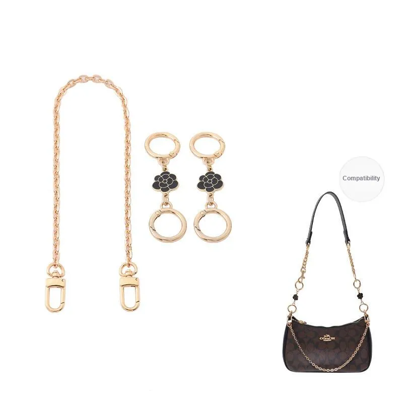 Gloya Alloy Decorative Chain Bag Accessory Women's Gold Tone-40