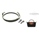 Gray Silver-Tone Buckle Shoulder Strap (Including No-Punch Buckle) F023-01/F034-01