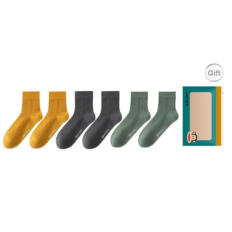 PAUL FRANK Mid Calf Socks Men's Box 6 Pack-30