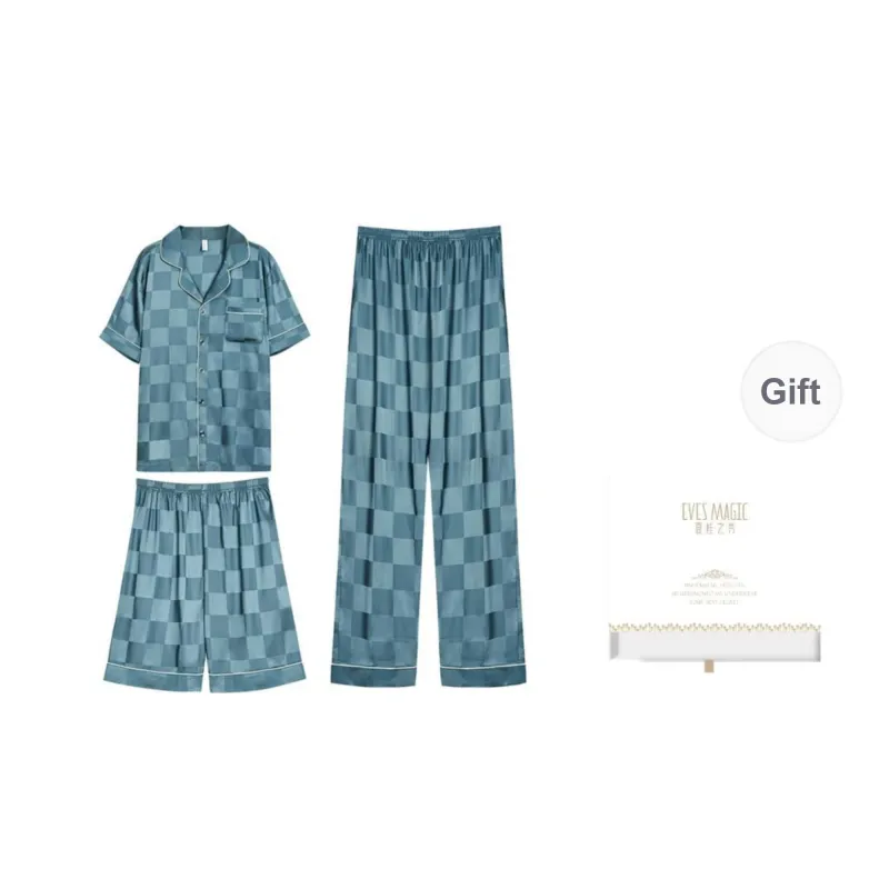 XIA.WA.ZHI.XIU Pajama Set Men's Three Piece Set-3
