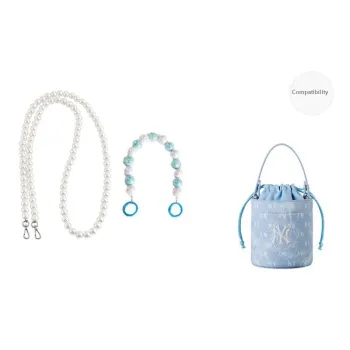 Faux Pearl Bag Strap Women's Multicolor