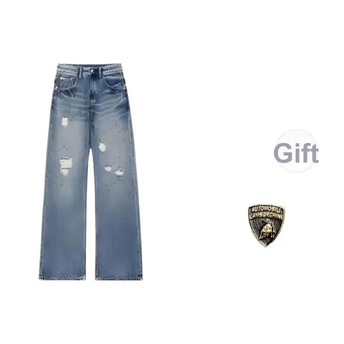 AUTOMOBILI LAMBORGHINI Джинсы Унисекс