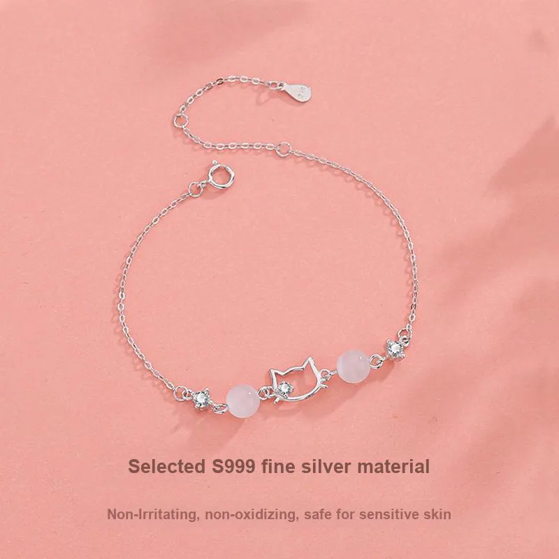 MISS TOOYA S999 Fine Silver Bracelets Women's-2