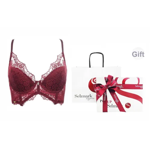 Selmark Бургундский Женские Бюстгальтеры