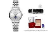 Raw White Dial Steel Band-Women's Watch