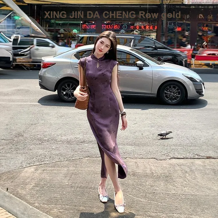 GUOZHEN Sleeveless Dress Women's-5