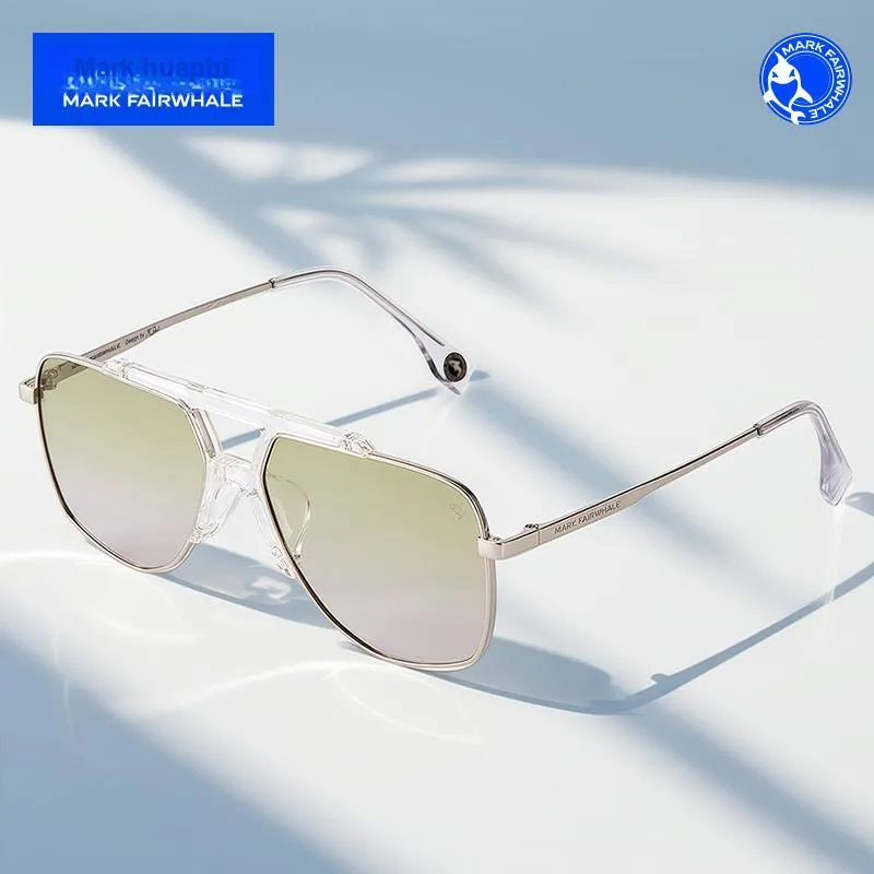 FAIRWHALE Alloy TR90 Aviator Sunglasses Men's-11