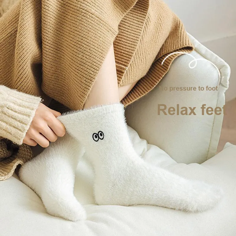 RED DRAGONFLY Mid-Calf Socks Women's Box 5-Pack-8