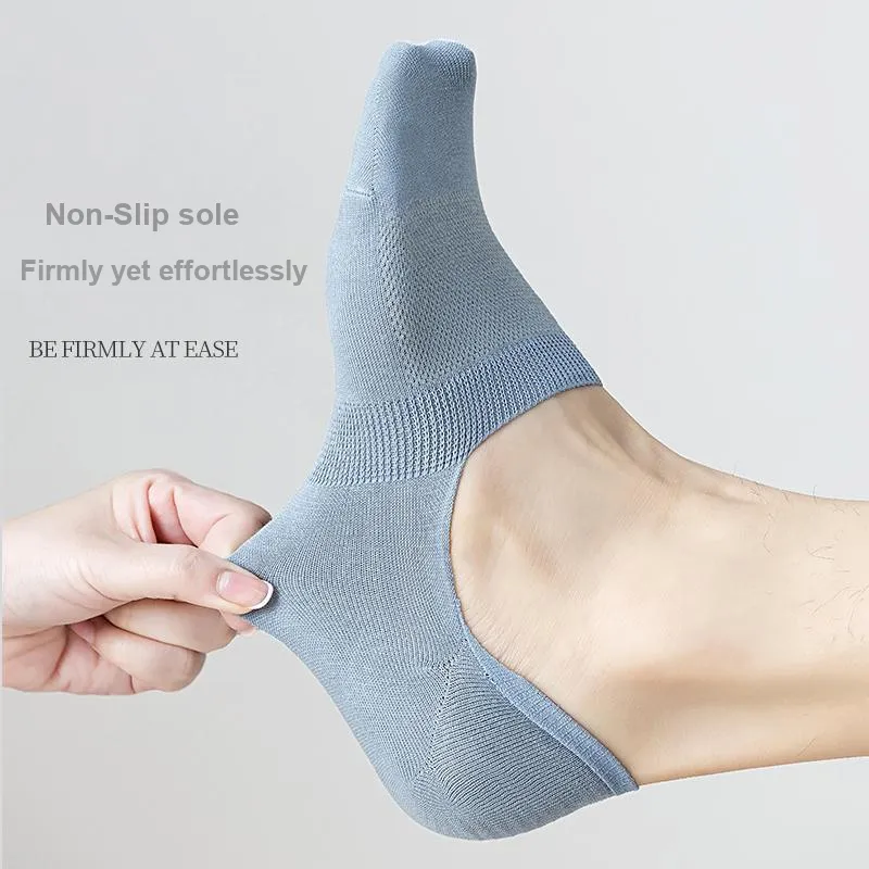 NANJIREN No-Show Socks Men's 10 Pack Mixed Color-3