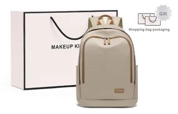 MAKEUP KITTEN Backpacks Apricot