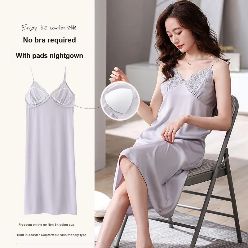 MIIOW Cool One Summer Series Nightgown Women's Light Purple-4