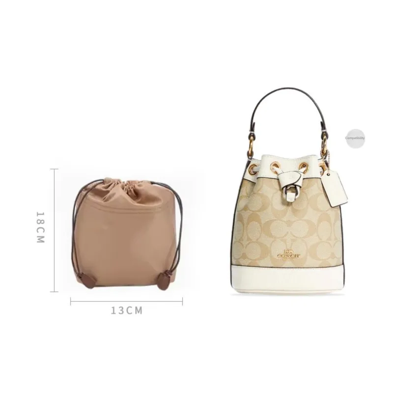 Metal Bag Accessory Women's Black/Brown/Beige-1