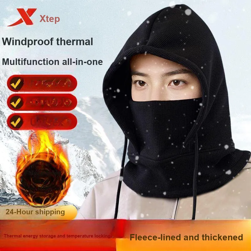 XTEP Ear And Face Guard Neck Protection All in One Hats & Caps Unisex-2
