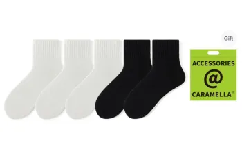 Caramella Mid Calf Socks Unisex Shopping Bag 5 Pack