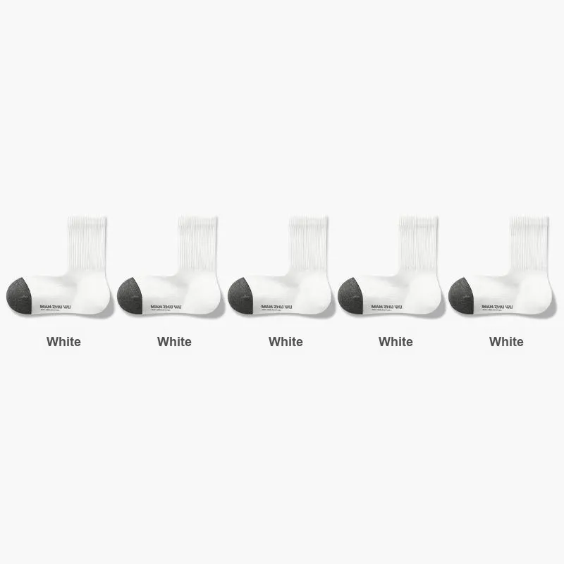 B&C.Room FW23 Mid Calf Socks Men's 5 Pack-16