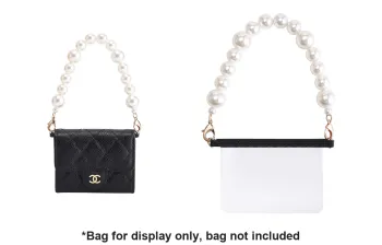 Luxury Care Artisan Workshop Metal Short Strap Replacement Accessories Bag Strap Women's Black/White