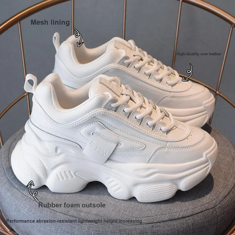 Ruomini Wear-Resistant Low-Top Chunky Sneakers Women's-28