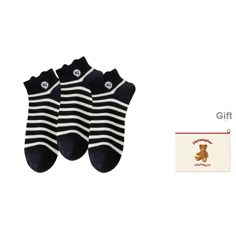 Caramella Ankle Socks Women's Shopping Bag Combo Set-12