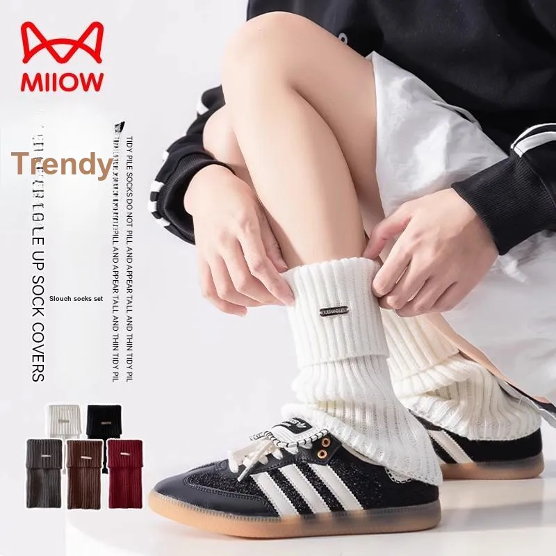MIIOW Trend Party Series Mid Calf Socks Women's Shopping Bag Combo Set-12