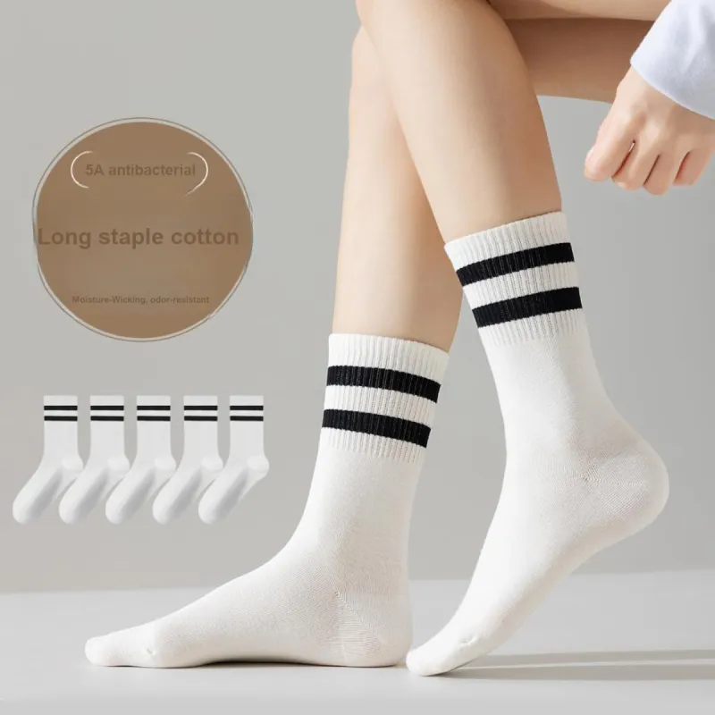 Ordifen Mid Calf Socks Women's 5 Pack-5