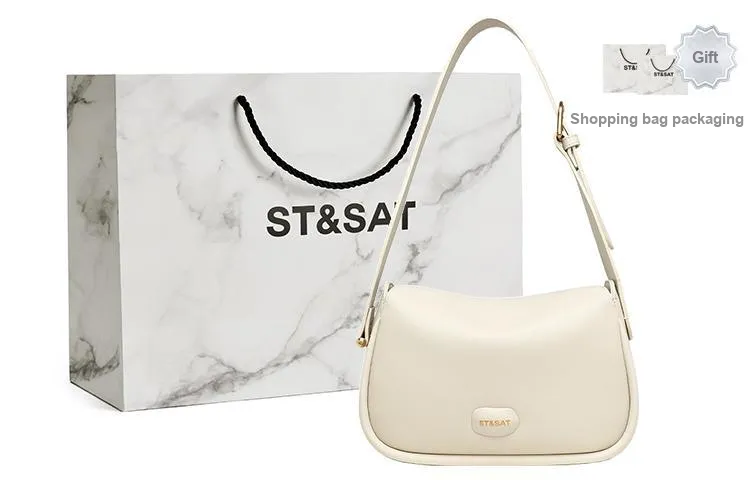 ST&SAT Cow Leather Small Square Shoulder Bag Crossbody Bag Women's Multicolor-13