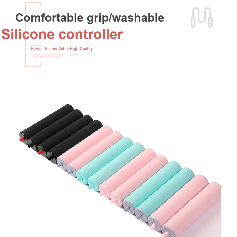 BSELEON Fitness Training Non Countable Jump Ropes Fitness Crowd Handle Material Silicone, Rope Material PVC 3m-2