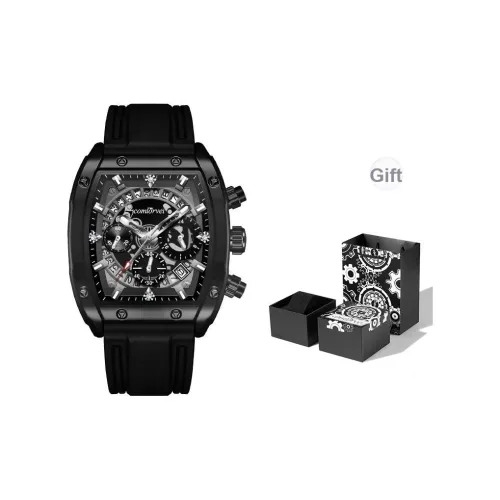 COMLORVEI Кварцевый механизм Мужские часы 40мм*23мм*12мм Черный