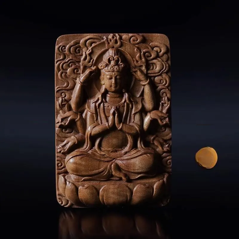 DALONG Old Mountain Sandalwood Pendants Unisex-1